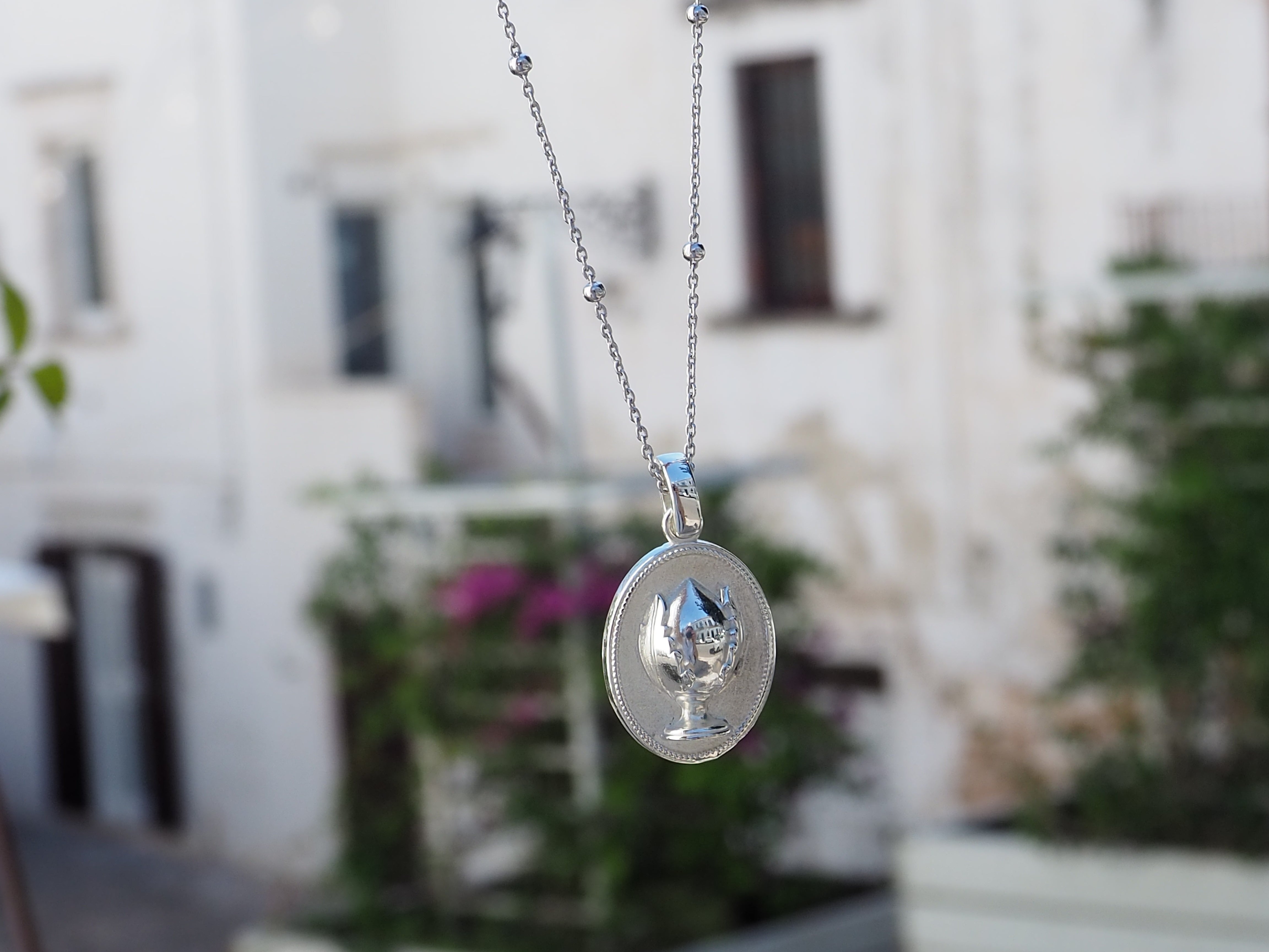 Collana in Argento 925 con ciondolo portafortuna – Bysimon Group