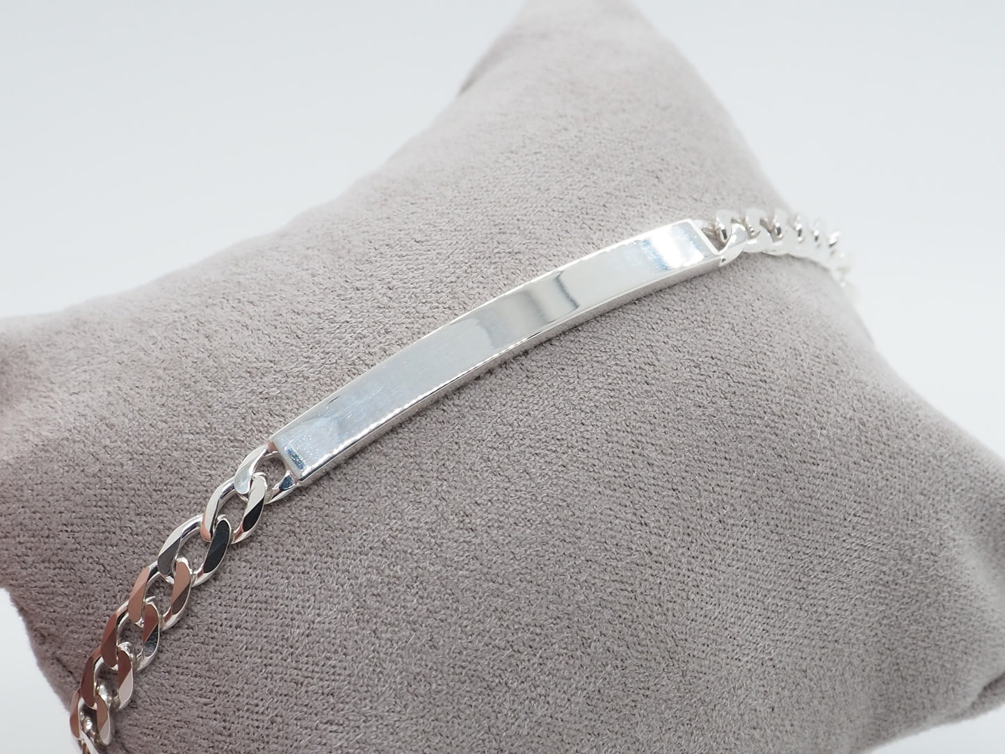 Bracciale targhetta uomo