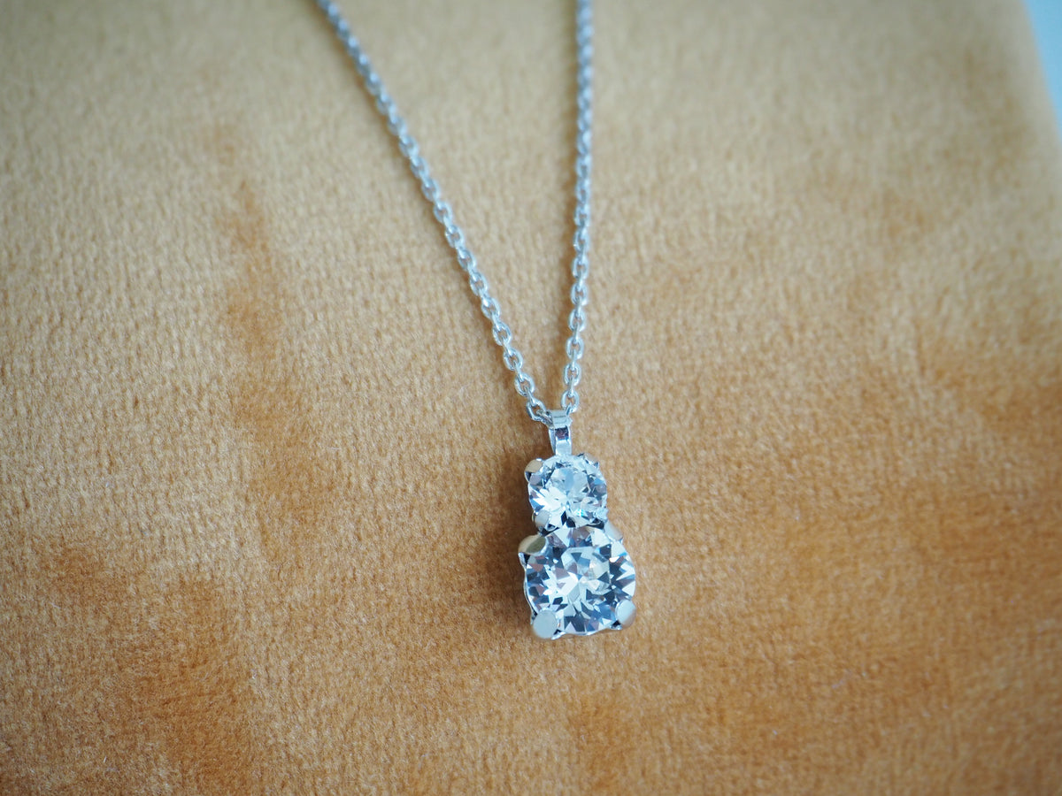 Collana cristalli bianchi