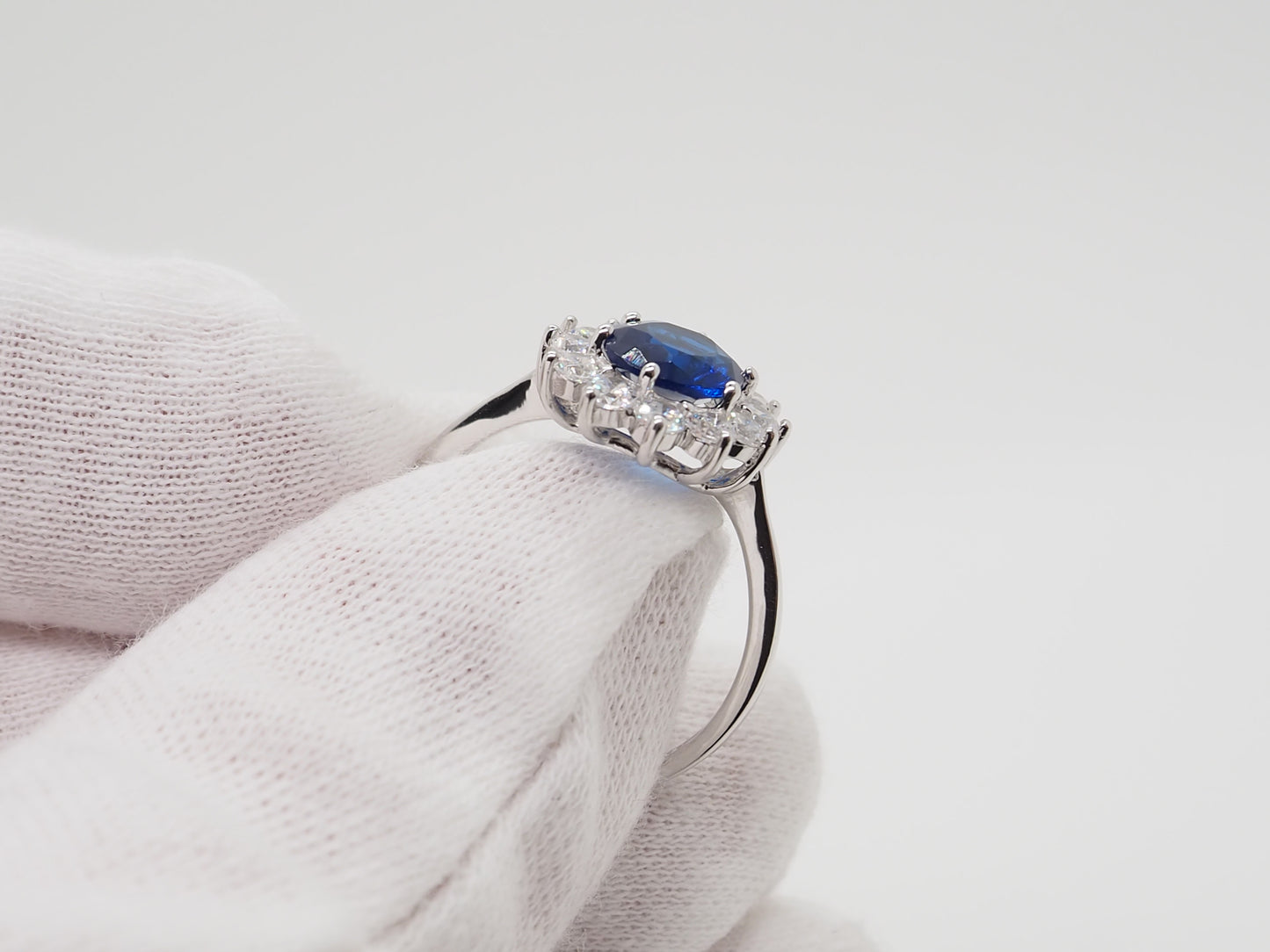 Anello Princess Blu