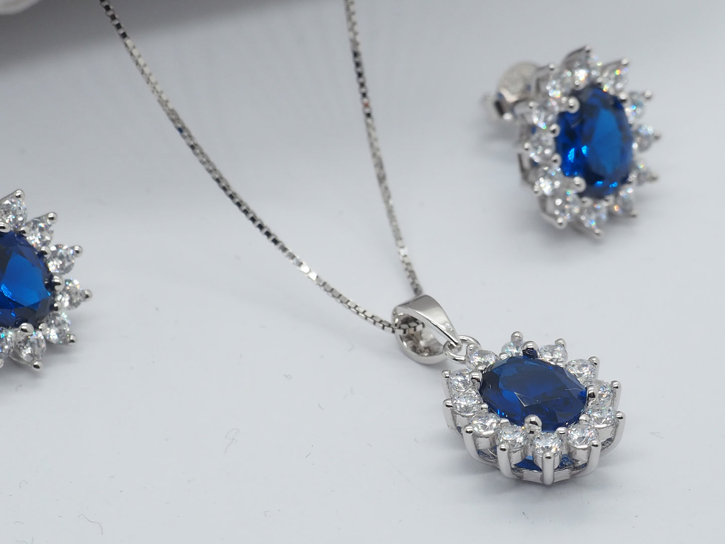 Parure Kate blu